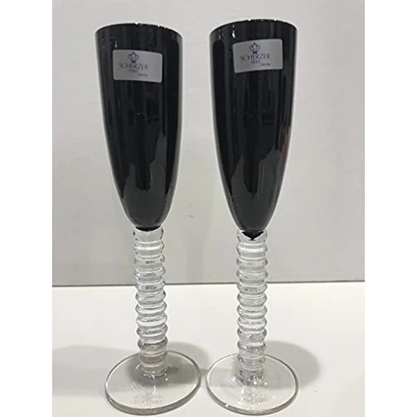 Scherzer — Svart | Likörglas i glas — Scherzer