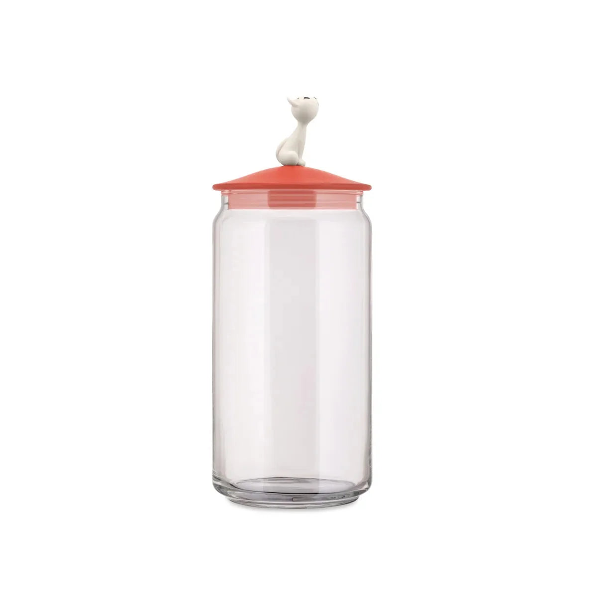 Alessi — MiòJar AMMI22 RO | Cat container in glass and resin