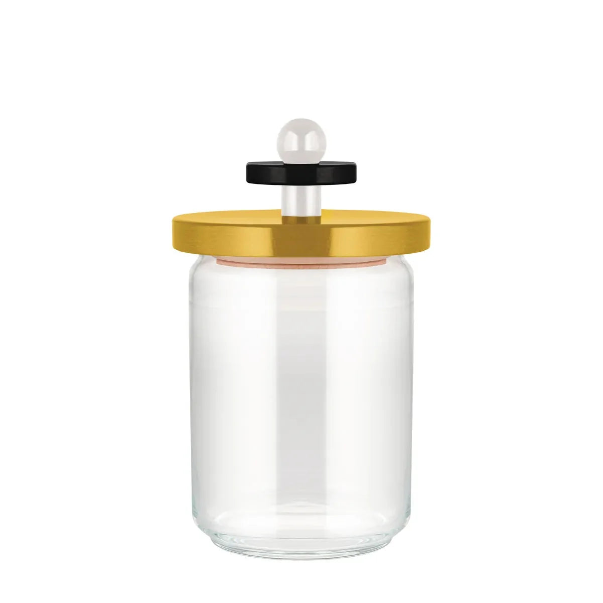 Alessi — ES16/100 1 | Sottsassburk i glas och bokträ