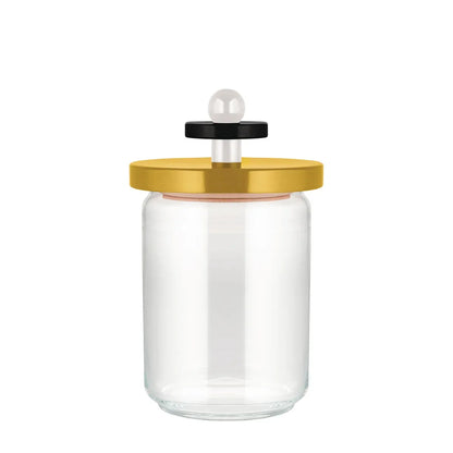 Alessi — ES16/100 1 | Sottsassburk i glas och bokträ