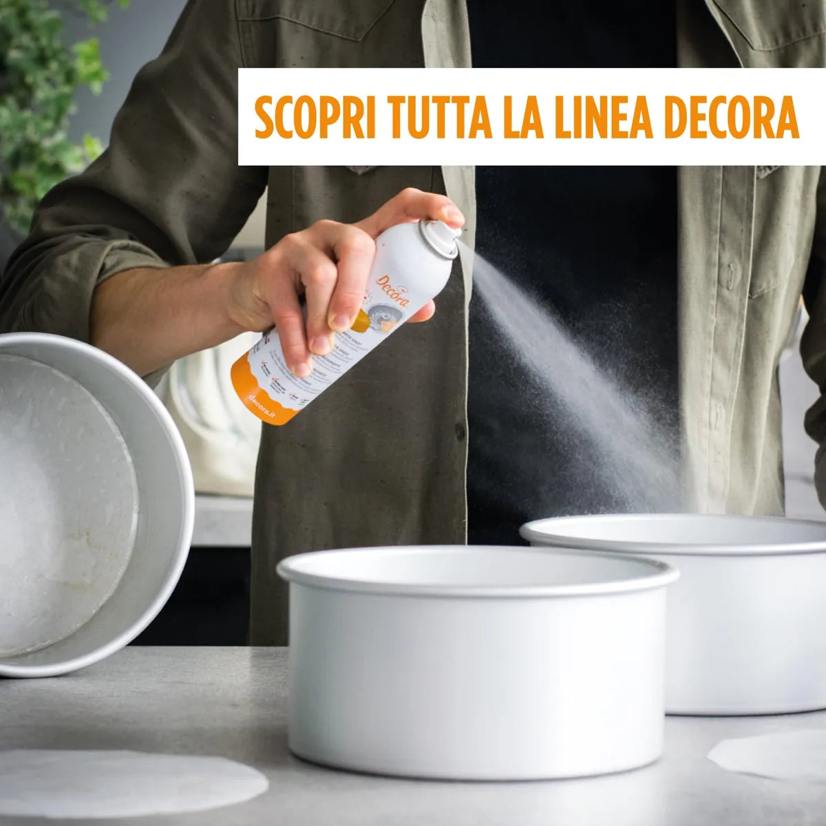 Decora teglia professionale rettangolare alluminio anodizzato 20x30x7,5 cm