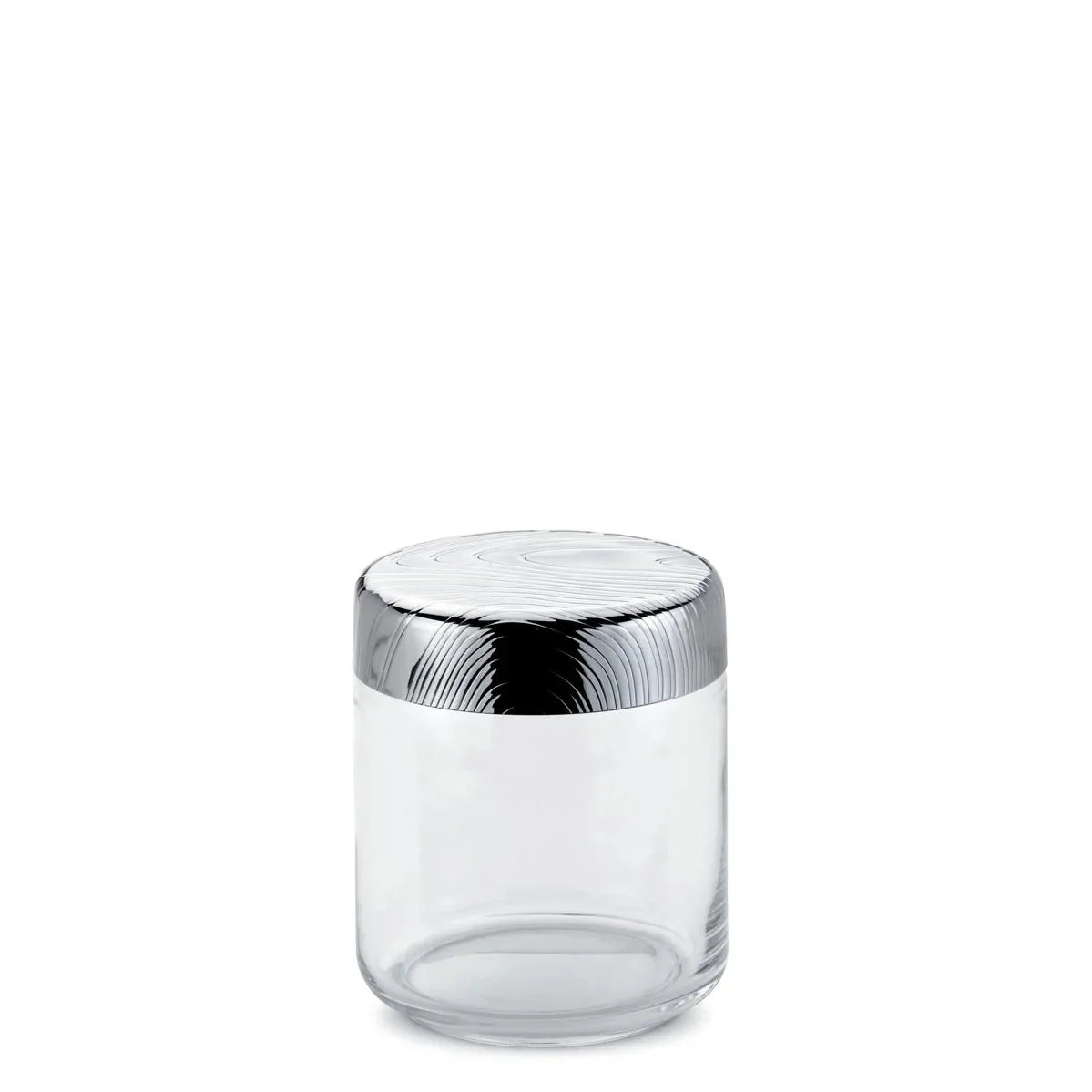 Alessi — Veneer PU05/75 | Lufttæt beholder i glas og stål