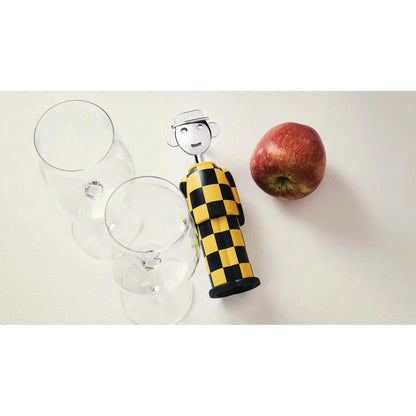 Alessi — Alessandro M. AM23A 34 | Kurkentrekker Mendini geel en zwart