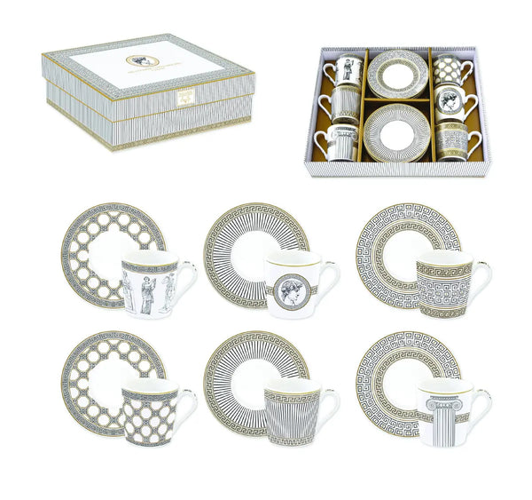 Easy Life — Set de tasses à café | Service multicolore — Easy Life