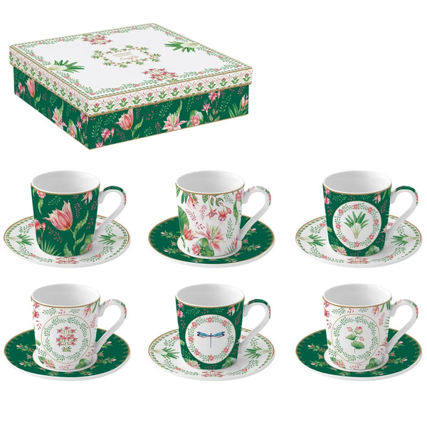 Easy Life — Botanical Chic | Tazze da Caffè Porcellana — Easy Life