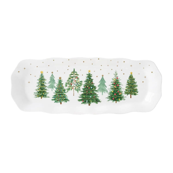 Easy Life - Festive Trees | Porzellan-Servierplatte — Easy Life
