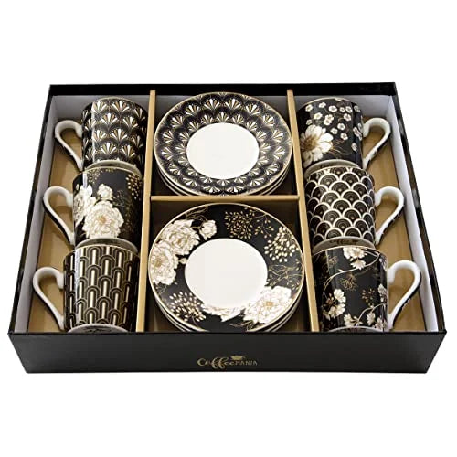 Easy Life — Ensemble de tasses à café | Service en porcelaine — Easy Life