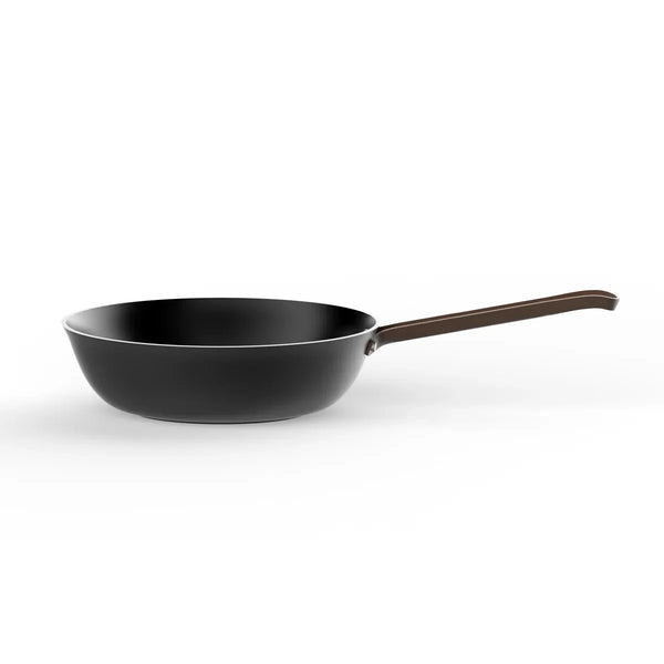 Alessi — Edo PU11 | Hoge antiaanbakpan van aluminium — Alessi