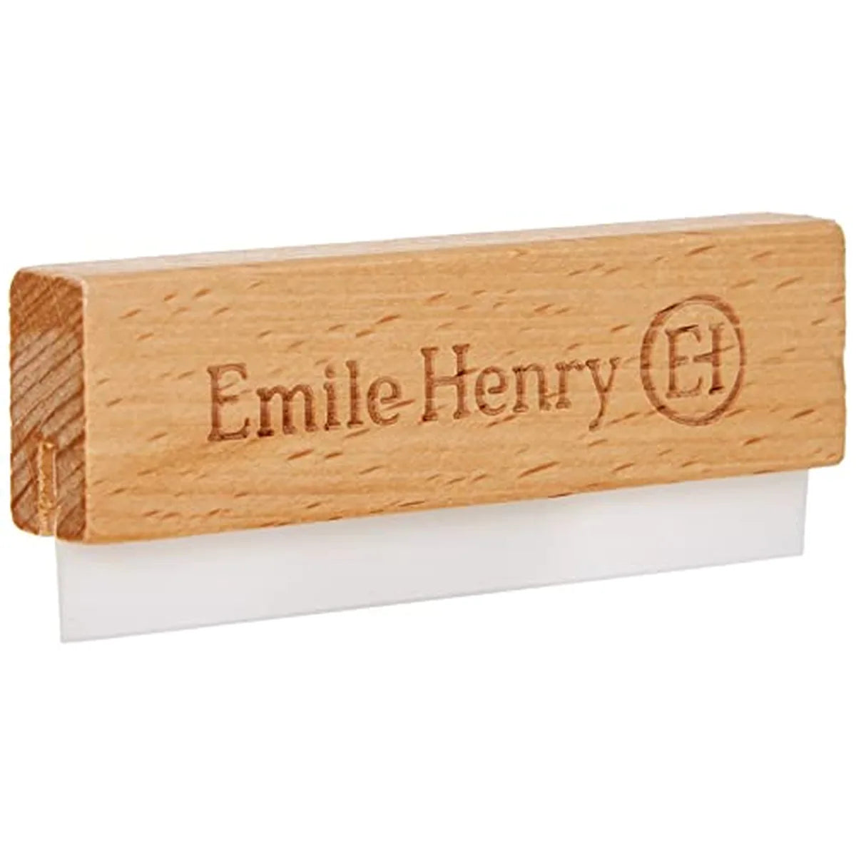 Emile Henry Taglierino per Pane 7 cm in ceramica color clay con manico in legno di faggio