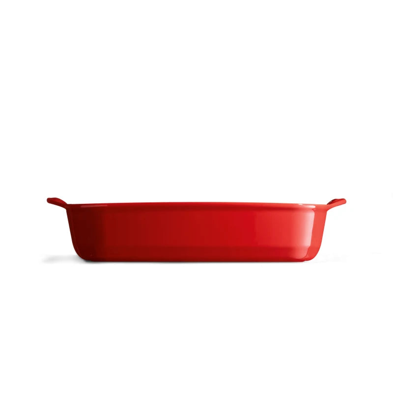 Emile Henry — Teglia da Forno 36×23 cm Rosso | Teglia Ceramica