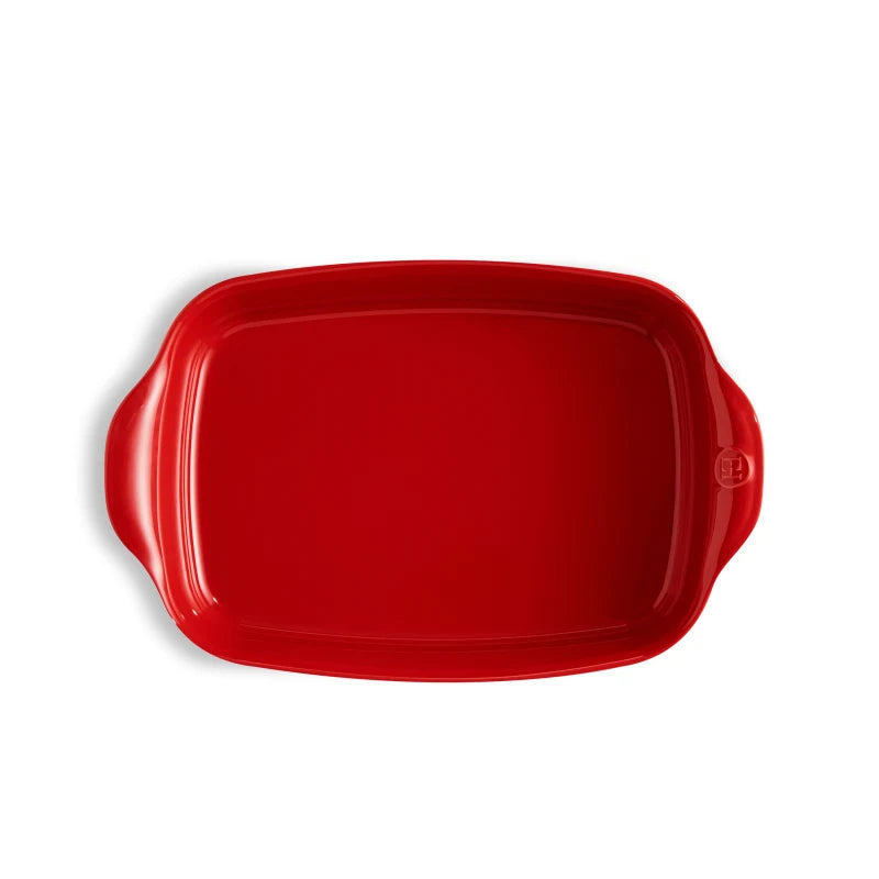 Emile Henry — Teglia da Forno 36×23 cm Rosso | Teglia Ceramica