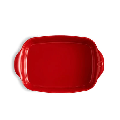 Emile Henry — Teglia da Forno 36×23 cm Rosso | Teglia Ceramica