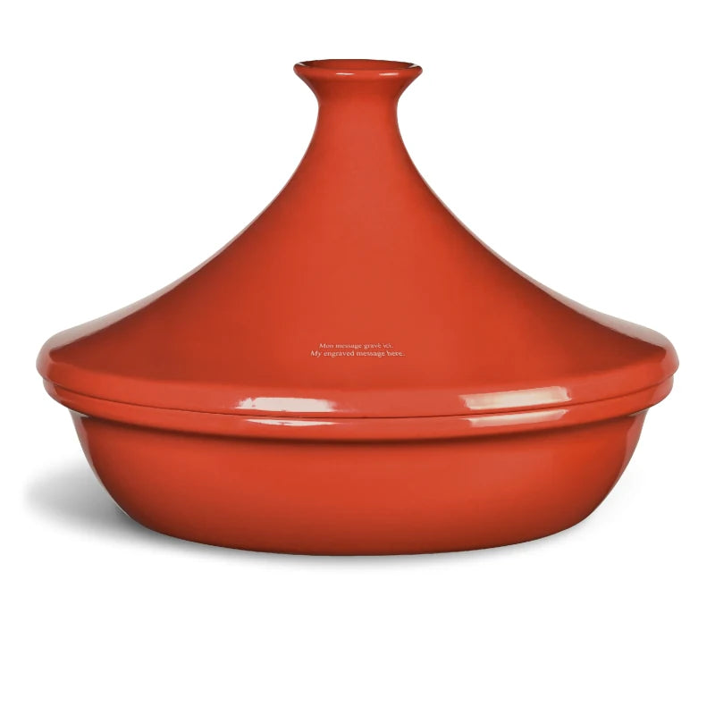 Emile Henry Tajine 6-8 persone in ceramica nera, perfetto per la cucina moderna