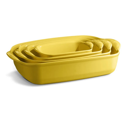 Emile Henry — Rektangulär form 36×23 cm | Keramisk ugnsform