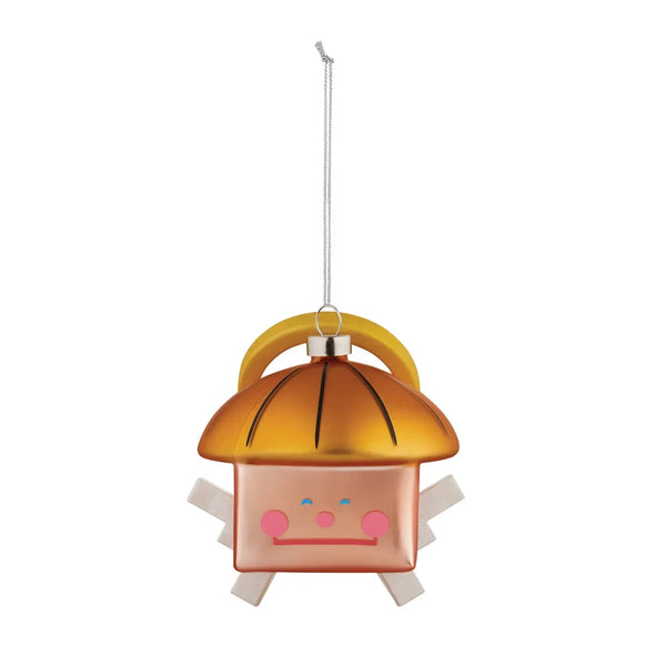 Alessi — Quadrangelo GJ02 14 | Blown glass Christmas decoration — Alessi