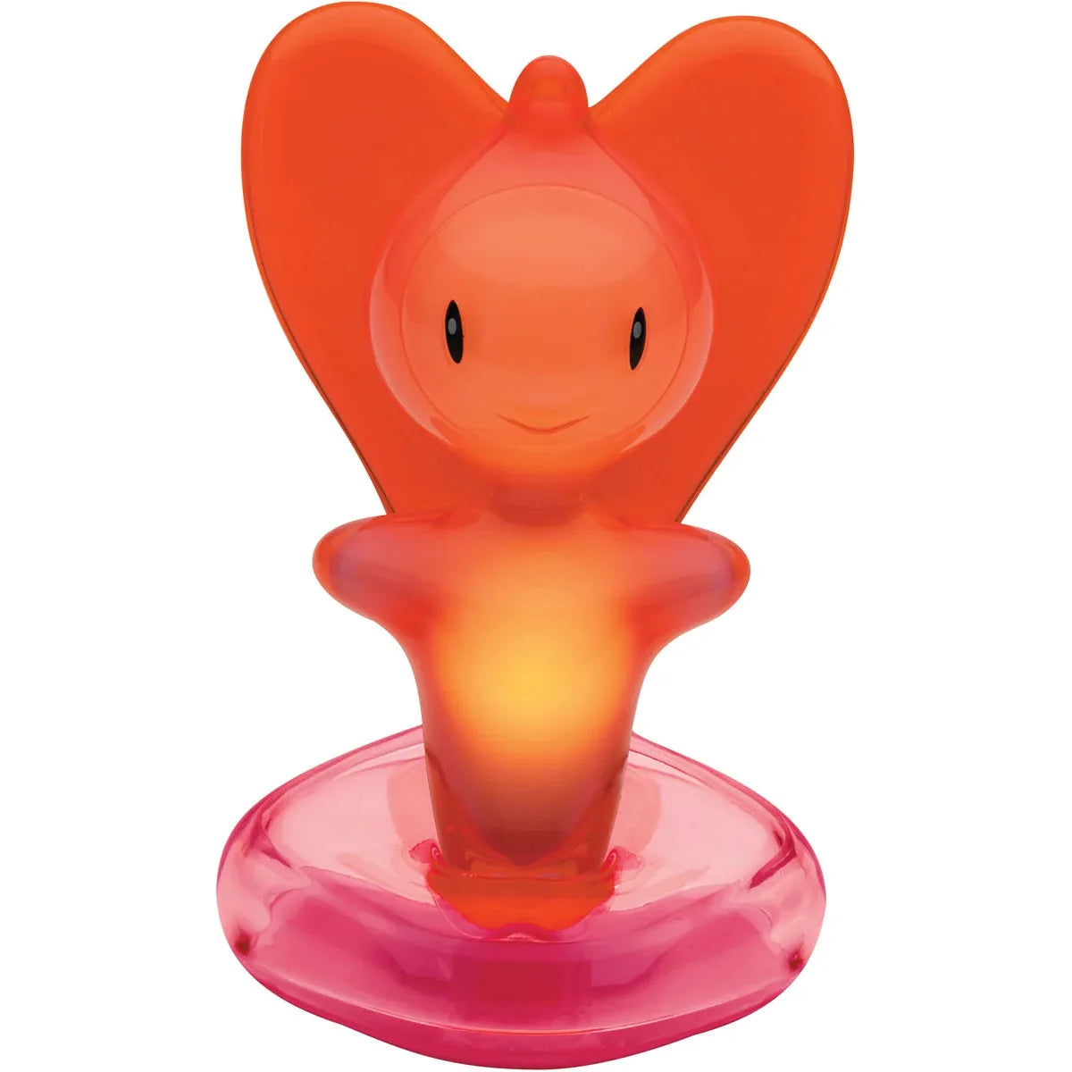 Alessi — New Beba Light MMI26 P/UK | Natlampe i polycarbonat rød
