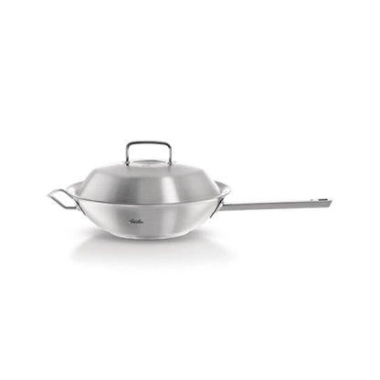 Fissler Padella Wok 4.1L 30cm acciaio inox 18/10 argentato
