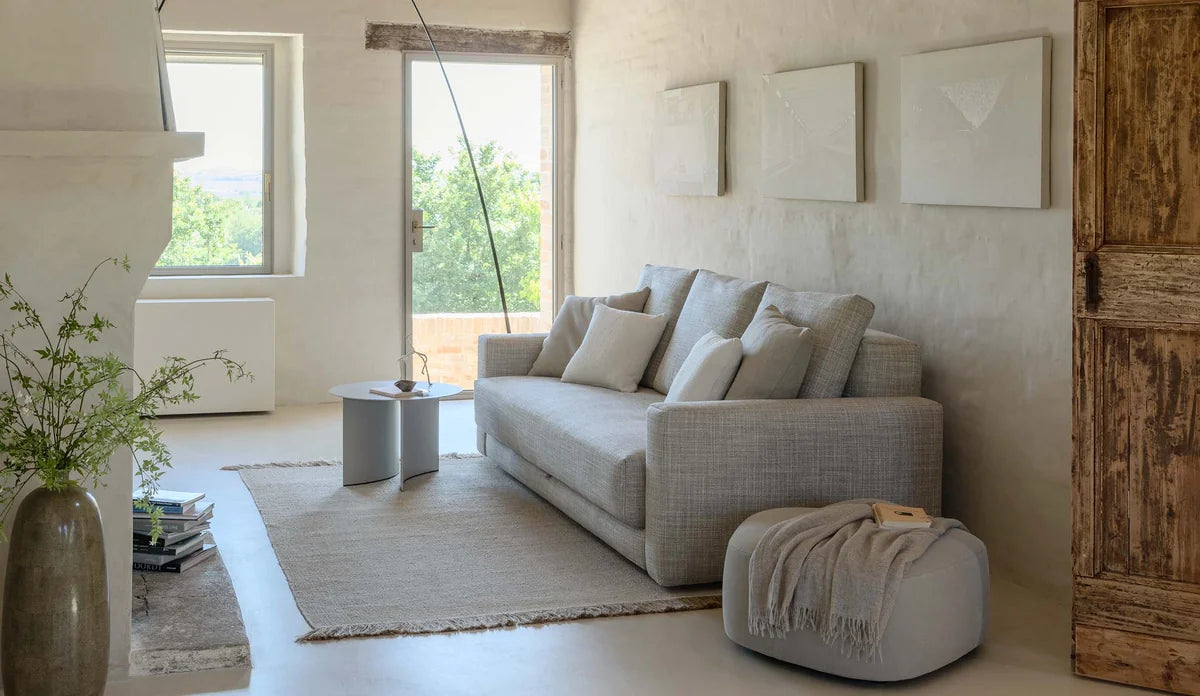 Flou PiazzaDuomo Trasformabile - Divano letto design trasformabile in tessuto