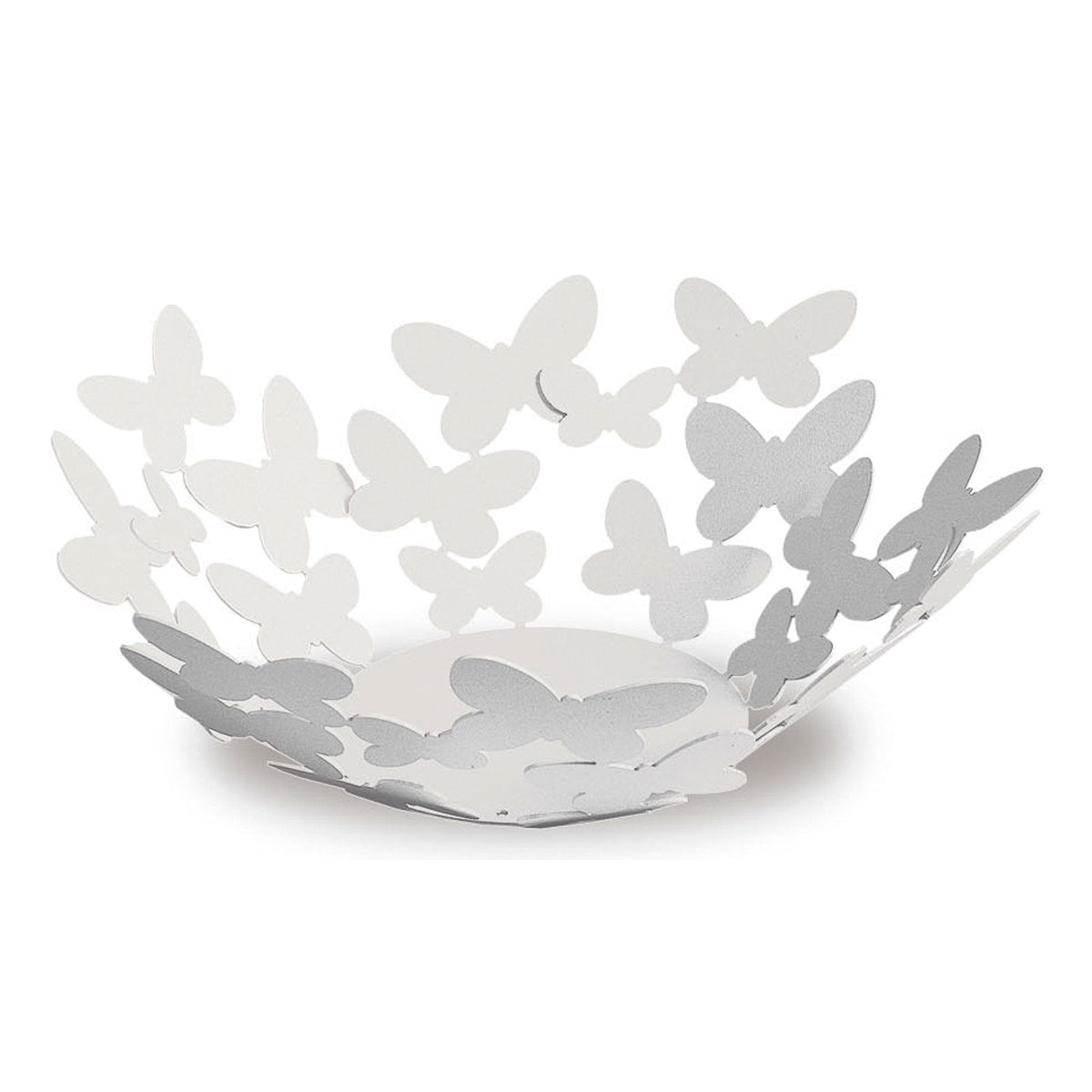 Arti & Mestieri Butterfly centro tavola grande bianco ferro battuto lavorazione artigianale