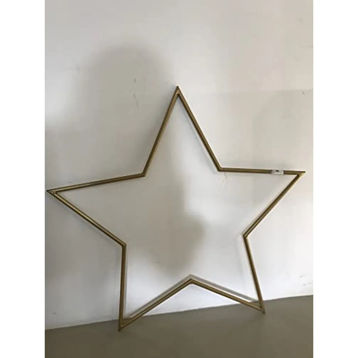 Il mio negozio - Stella Decorativa in Metallo Dorato h 88x93 cm - Design Elegante