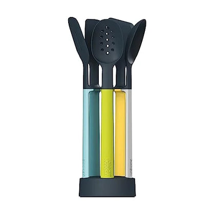 Joseph Joseph Set Utensili da Cucina silicone resistente al calore con poggia integrato