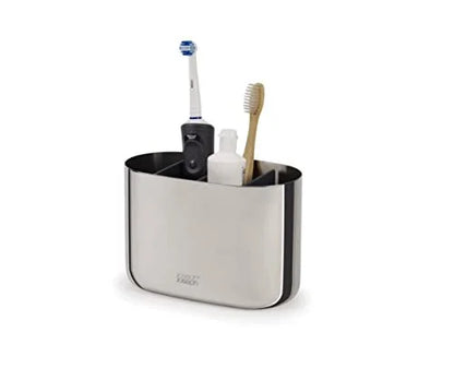 Joseph Joseph Organizer da Bagno in acciaio inox lucidato con divisori
