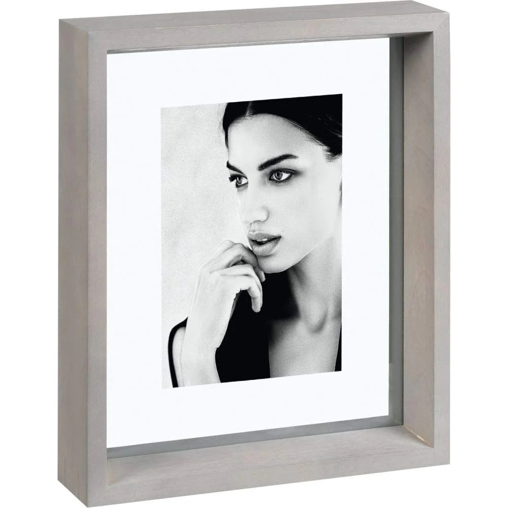 Mascagni portafoto in legno grigio, design italiano per home decor