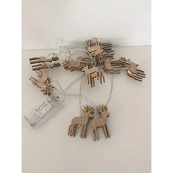 Mascagni — Leuchtende Rentiere | Weihnachtsdekoration aus Holz — Mascagni
