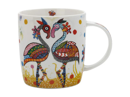 Maxwell & Williams tazza Betsy porcellana con gufo Boobook colorato