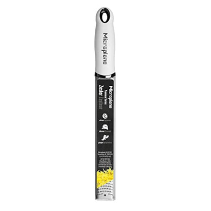 Microplane Zester grattugia in acciaio inossidabile con manico ergonomico e cover protettiva
