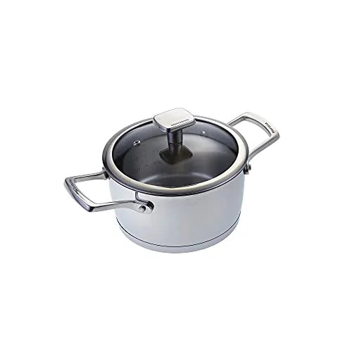 Moneta — Accordo | Cacerola con tapa de acero inoxidable — Moneta