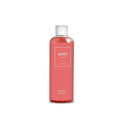 Muhà Ricarica 200ml Profumatore Ambiente Arancia e Cannella - fragranza agrumi e spezie