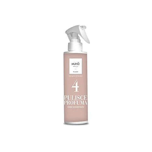 Muhà deodorante ambiente spray 200ml Vaniglia Ambrata con essenze naturali