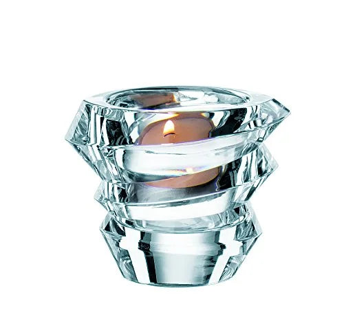 Nachtmann Porta Candela Slice 24cm cristallo design spirale