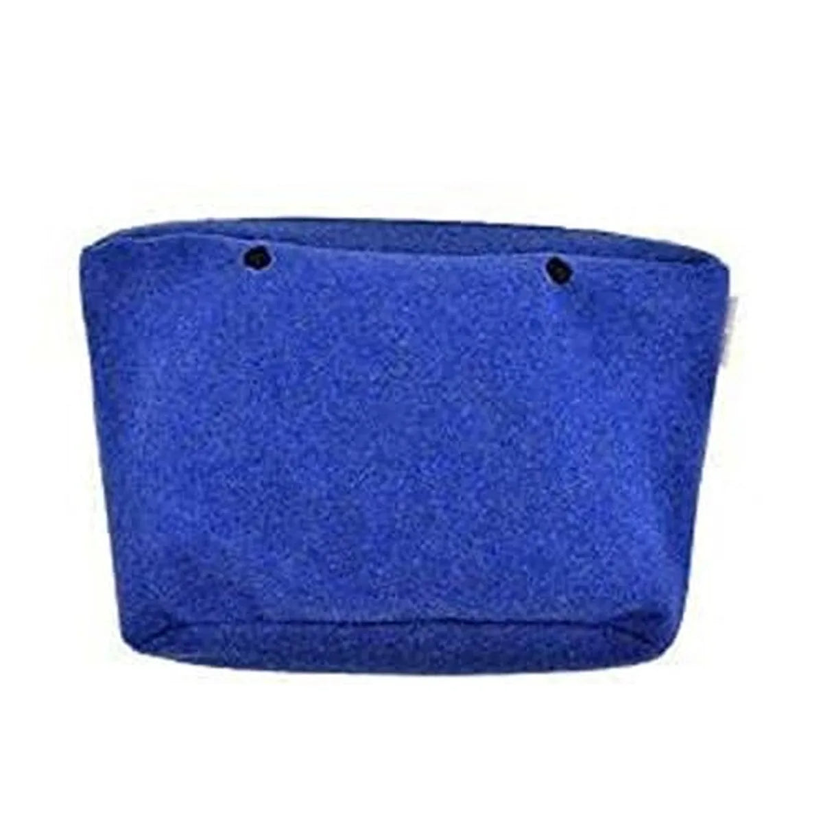 O Bag Mini Canvas Feltro Blu Avio in canvas e feltro - Il mio negozio