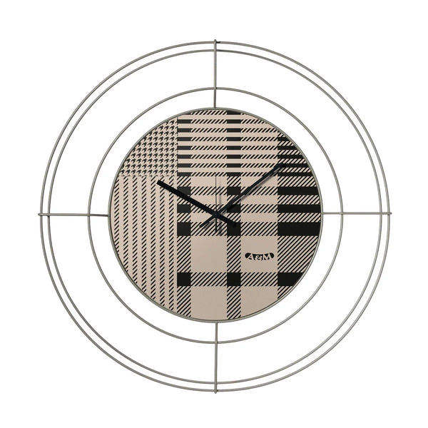 Arti & Mestieri — Nudo Piccolo Tartan | Orologio da Parete — Arti & Mestieri