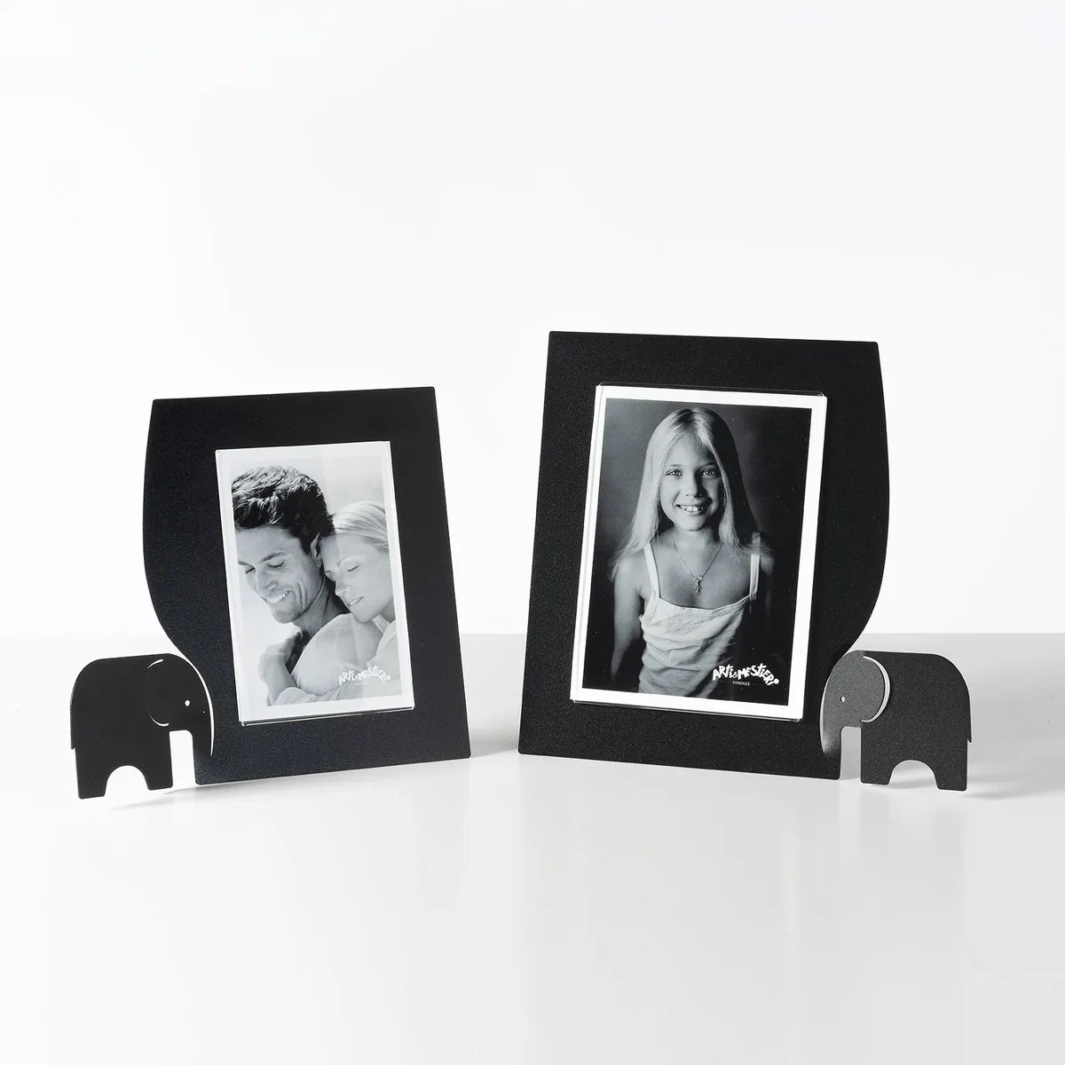 Arti & Mestieri Portafoto Elefantino Grande con sagoma elefante, cornice minimale design italiano