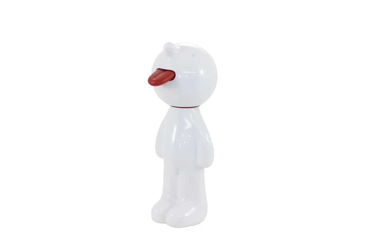 Propaganda Mr. P dispenser di sapone rosso e bianco in plastica