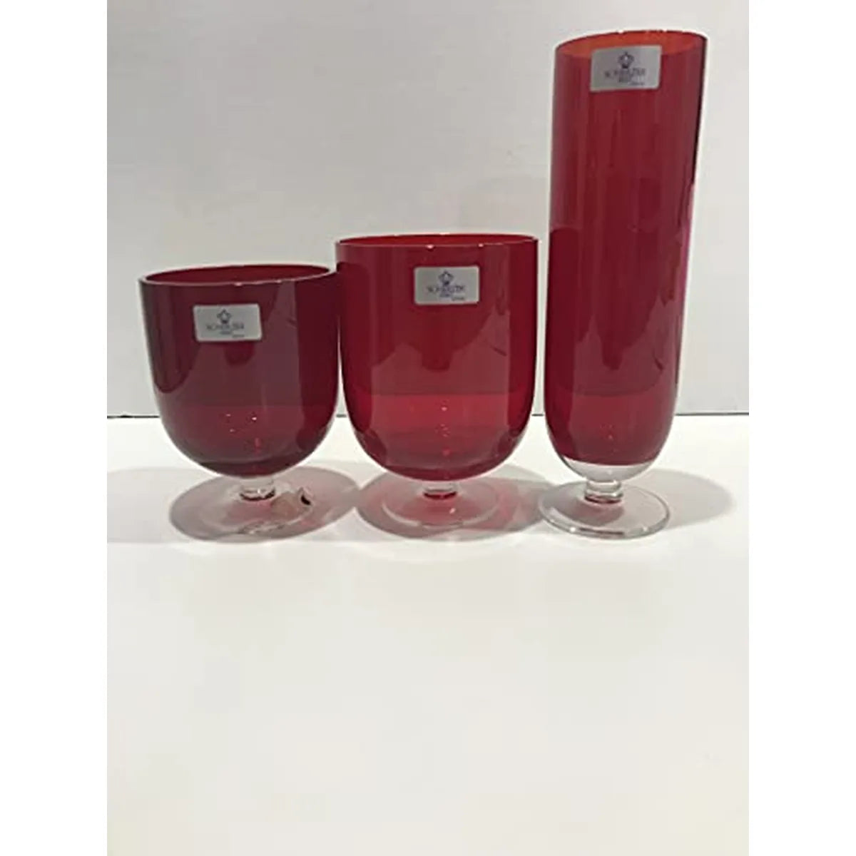 Scherzer Set 36 bicchieri vetro acqua vino flute trasparenti