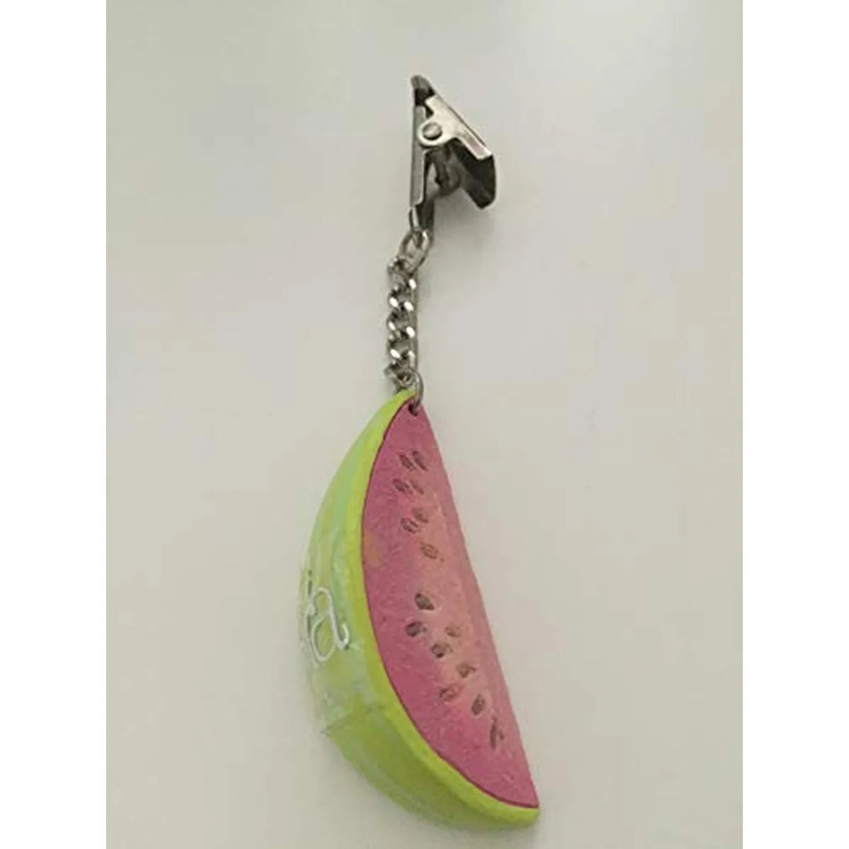 SIA Set 4 Fermatovaglie Clip Anguria in silicone con motivo rosso e verde