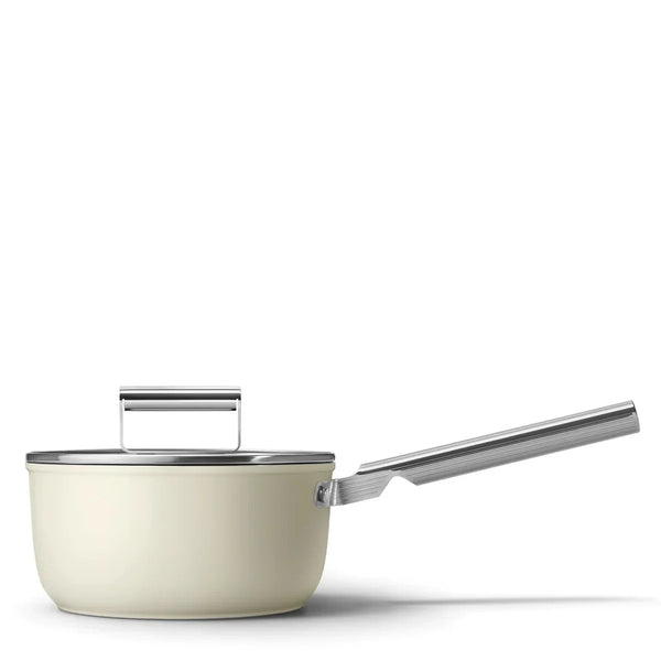 Smeg — Casseruola 1 Manico 20 cm con Rivestimento Ceramico — Smeg