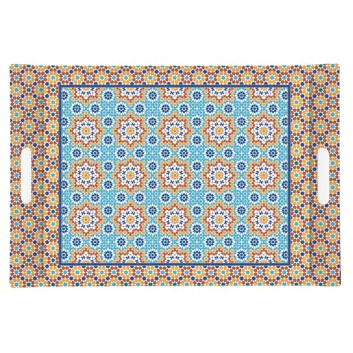Easy Life vassoio rettangolare melamine 49x34cm Coffee Mania marrone