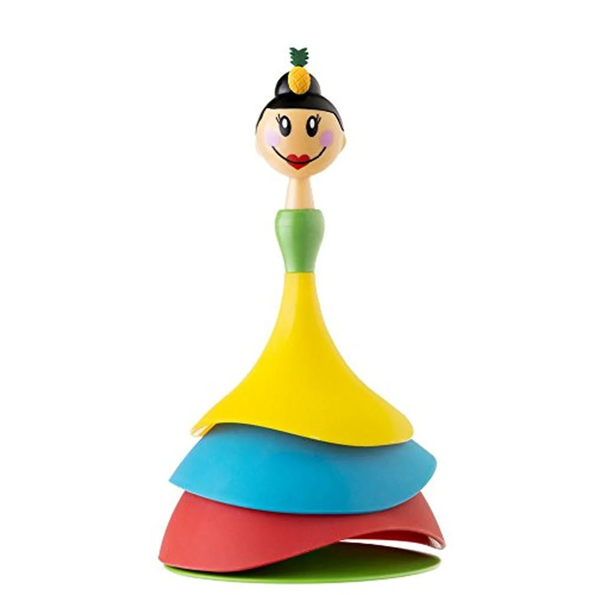 VIGAR Set Imbuto 3 Unità Dolls Olivia silicone multicolore blu rosso giallo
